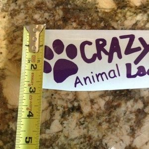 COPY - Crazy animal lady vinyl decal